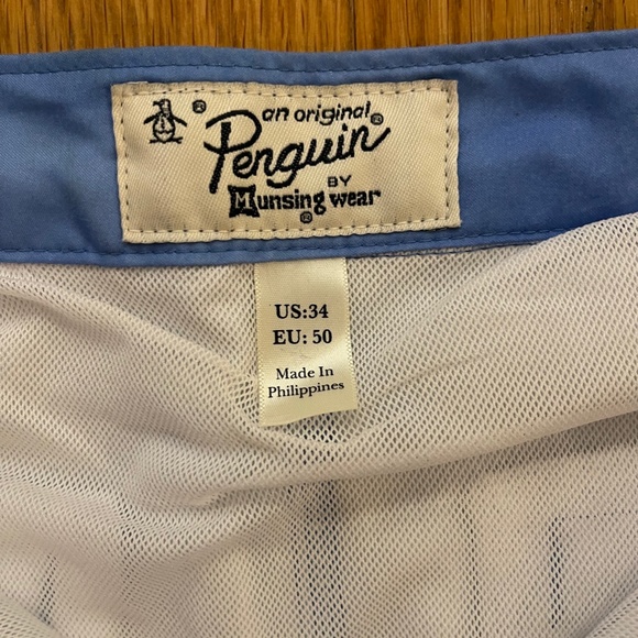 Graphic Desert Penguin Swimming Shorts - Picture 2 of 4